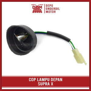 Cop Lampu Depan SUPRA X (PSP) - Pitingan Fiting Socket Soket Dop Utama Honda Supra X Lama 100cc