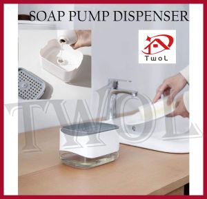 TWOL Soap Dispenser Kitchen Press-Type Dishwashing Liquid Box Cleaning Kitchen Detergent