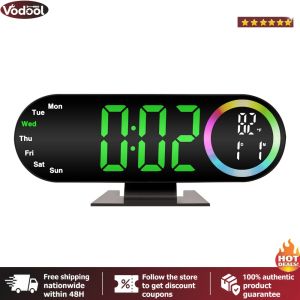 [Vodool Tool Outlet] Modern Electronic Clocks Large Display for Bedside Desk Bedrooms Living Room