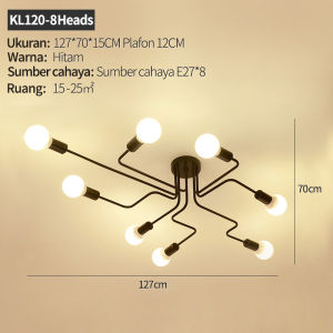 LENODI Led Lampu Gantung Nordic Modern  Lampu Gantung Sederhana Lampu Langit-langit Gaya Ruang Tamu