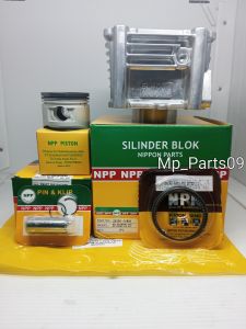 Blok Seher Plus Piston Kit Set Mio Sporty Mio Smile Mio Soul Fino Karbu Nouvo 5LW NPP
