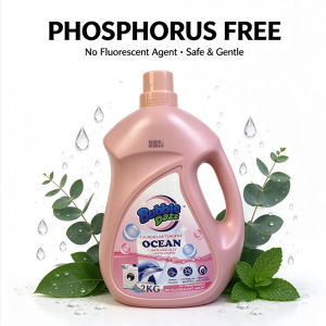 Laundry Detergent Liquid 1L 2KG Bio Enzyme Baby Safe Ocean Fresh Anti-Kulob Low Foam No Phosphate Perfume Bubble Dazz
