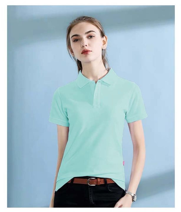 Blue Corner Ladies Polo Shirt Plain Comfort Wear Mint Green Lazada PH