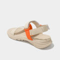Giày Shondo Sandals quai hậu Nam Nữ Shondo F6 Sport Đế Be Phối Quai Cam F6S2580. 
