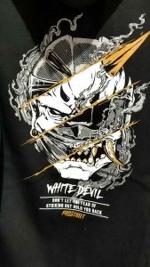 Sweater White Devil Prostreet Premium Size M.L.XL.XXL