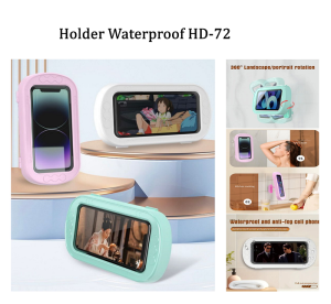 Holder Hp Waterproof HD-72 Kotak Stand Hp Case Phone Holder Tempel Dinding