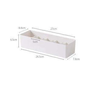 Home Signature Wardrobe Organizers Underwear Storage Box Household Underpants Socks Plastic Storage Desktop Drawer Organizer Box
