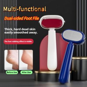 FELIZ 2-in-1 Pedicure File Replaceable Dual-Sided Foot Care Tool Portable Callus Remover Remover Dead Skin Scraper