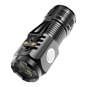 Mini Portable Clamp Flash Flashlight Outdoor LED Flash Light rechargeable waterproof cap clip light Strong Light Super Bright Flash Strong Magnetic Flashlight Multi-function Magnet Charging Best for Home camping