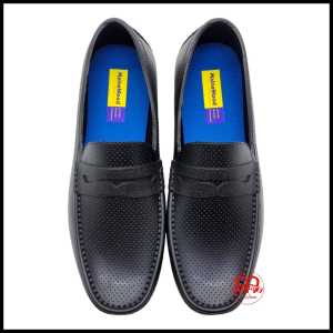 Mainewood Hoover Mens casual wear non-slip black waterproof rubber Loafers/shoes