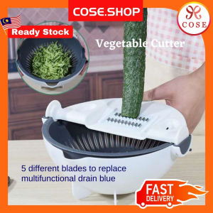 COSE 9 In 1 Multifunction Kitchen Food Vegetable Mandoline Chopper Cutter Slicer Grater Shredder Peeler Sagat