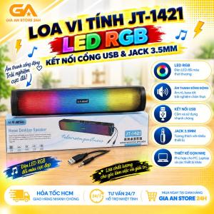 Loa Thanh Máy Tính JT-1421 Jiteng - Loa Soundbar Để Bàn Có Đèn LED RGB Cho Laptop PC Điện Thoại