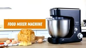 Stand Mixer Dough Mixer 5.5L 600W Electric Dough Kneader with 6 Speed Control 304 Stainless Steel Bowl Dough Hook Whisk and Flat Beater for Bread Pizza Dough and Home Baking