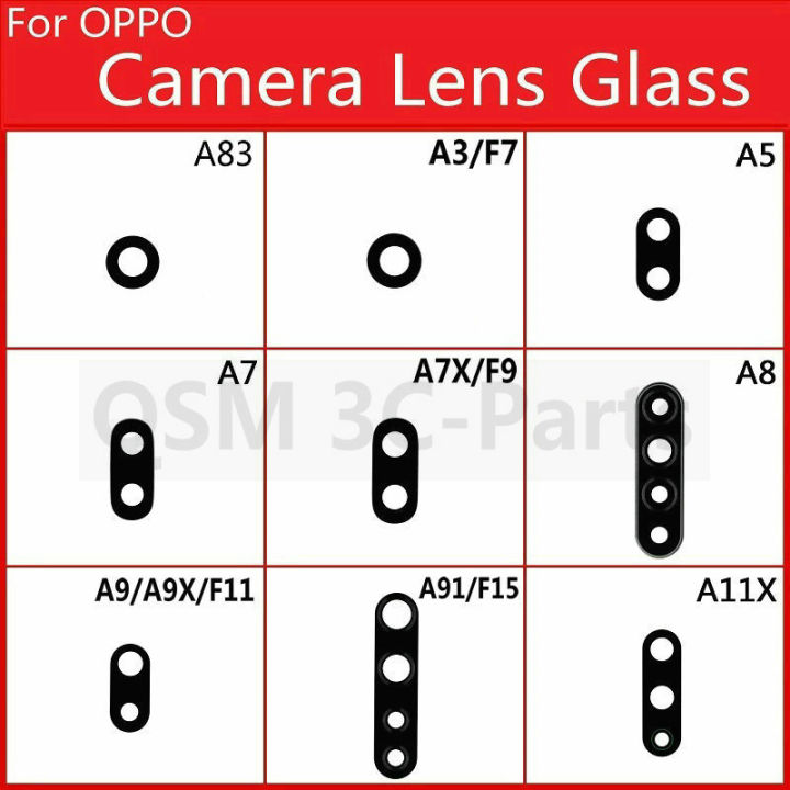 Rear Back Camera lens Glass Replacement For OPPO A3 F7 F9