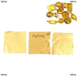 [COD] dgheg 100pcs Candy Paper Aluminum Foil Paper Candy Chocolate Wrapping Papers