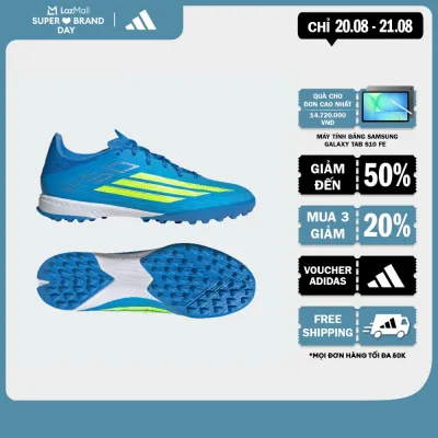 [20-21.8-MUA 3 GIẢM 20%+VOUCHER 10%] adidas Bóng đá Giày Bóng Đá Turf F50 LEAGUE Unisex Màu xanh da trời JR8975