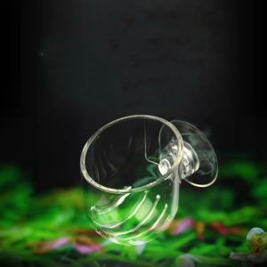 PETPARADIS มินิมินิ แจกันสำหรับทำสวน ของตกแต่งตู้ปลา ถังเลี้ยงปลา พร้อมตัวดูด เครื่องป้อนหนอนแดง ถ้วยพืชถ้วย