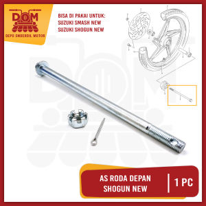 As Roda Depan Shogun New (PSP) As Tromol Depan Plus Mur Panjang 20 CM Suzuki Shogun New Smash New