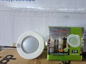 Đèn dowlight âm trần 5W Lohasun ánh sáng ấm 3000K (lỗ khoét #90)