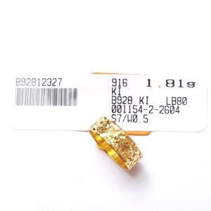 JIN JING CINCIN BLING (PADU) SIZE 7-28 EMAS 916 TULEN 2G-3G UP