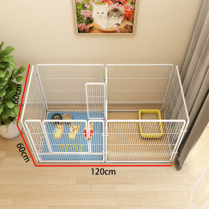 Pet Fence7/9Pcs Stackable And Adjustable Large Space Dog Cage Fence  High-quality Indoor Dog Cage