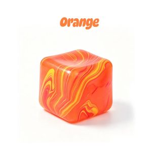 Marble Wavy Ice Cube Slime Toys Stress Relief Swirl Ice Cube Squishy Toy Flow Pattern Maltose Pinch Squeeze Toy for Gift