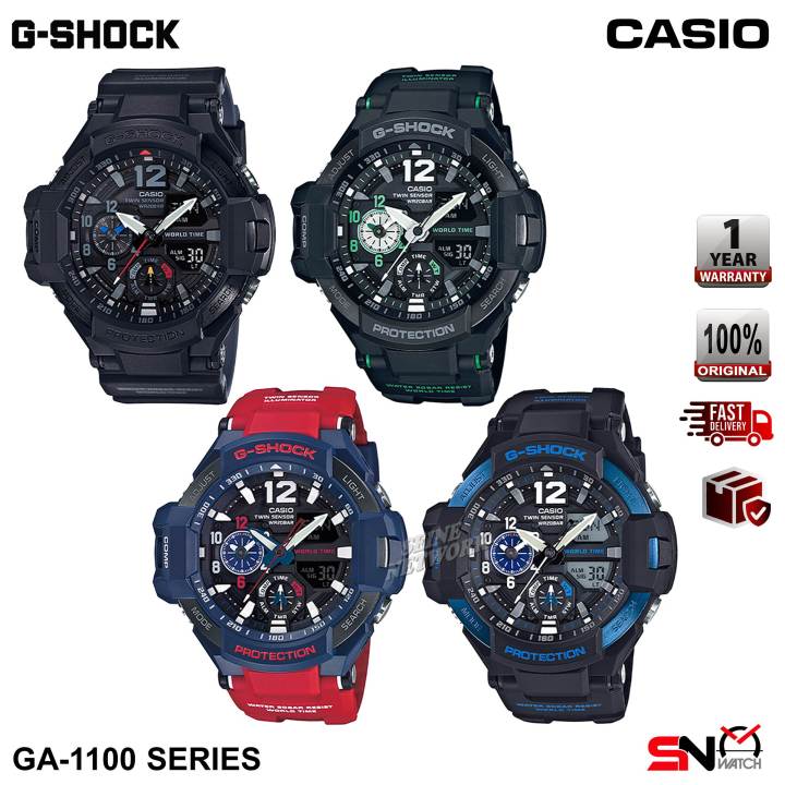 Ga 1100 G Shock Twin Sensor Wr20bar Twin Sensor G Shock Ga 1100