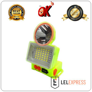 Wokeokay Senter Kepala Waterproof 30WATT + 45WATT 4.000mAH Kabel Charger USB Port Ecokin EHL3045DL