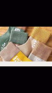 Tất Trẻ Em - Set 10 Đôi Tất Trẻ Em Cổ Cao Số 1920 Hàng Loại Đẹp