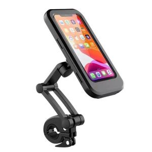 Electric Vehicle and Motorcycle Folding Phone Holder Shockproof And Waterproof 360° Rotating Holder Bicycle Phone Holder