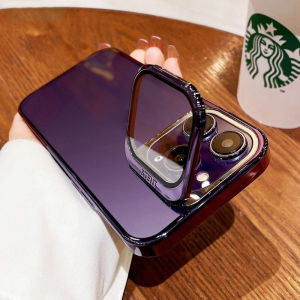 เคส ขาตั้งพับได้ เคสไอโฟน 16 15 14 13 12 11 pro promax plus ให้ความรู้สึกโลหะขั้นสูง ตาข่ายหนาแน่นสูง เคศโทรศัพท์ระบายความร้อน เคสแม่เหล็กดูด