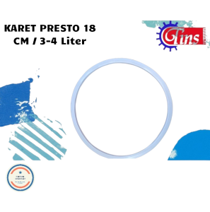 SEAL PRESTO BAHAN SILICON DIAMETER 18 CM UNTUK PRESTO UKURAN 4 LITER