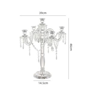 xpkQ Elegant Crystal Candle Holder Wedding Decoration Nordic Candlestick Home Luxury Dining Table Candle Ornaments Interior Decor T4N8K