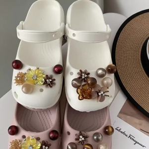 [Free Shipping] WomenS Ballet Clogs Eva Beach Outdoor Closed-Toe Slip-On Hollow Non-Slip Summer Slippers