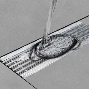 ตัวกรองท่อระบายน้ำห้องครัวม้วนตาข่ายอุปกรณ์เสริมขนาด120มม. ถึง400ซม. พร้อมที่ขูดเพื่อการบล็อกเศษขยะที่มีประสิทธิภาพและอ่างล้างมือที่สะอาด