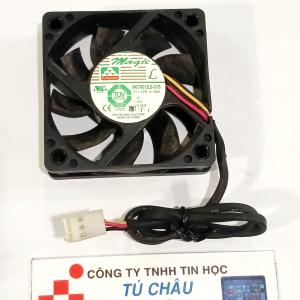 Quạt 6Cm dày 1.5Cm / Điện áp DC 12V Loại 3 dây đầu nguồn 3 Pin (Quạt tháo LK)