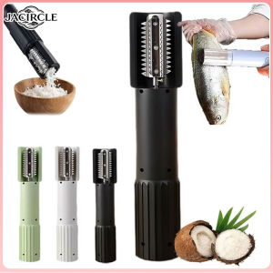 JACIRCLE Handheld Coconut Shredder Electric Coconut Grater Machine with Stainless Steel Rotating Blade Portable Peeler Shredder
