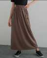 Rok panjang cargo premium korean style / Rok wanita kekinian bahan crinkle airflow jumbo terbaru. 