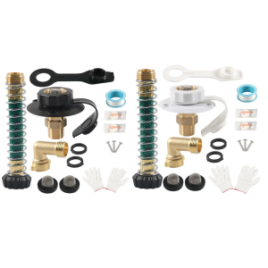 RVs Water Inlet Check Valves Kit With Brass Fittings RVs Water Inlet For Leakproof Water System Installation