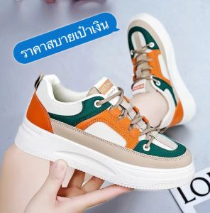 Madine รองเท้าผ้าใบผู้หญิงเเฟชั่น  เกาหลีใหม่ๆ สวมใส่สบาย นุ่มเท้ามากๆ น้หนักเบา นิ่มมากๆ A668