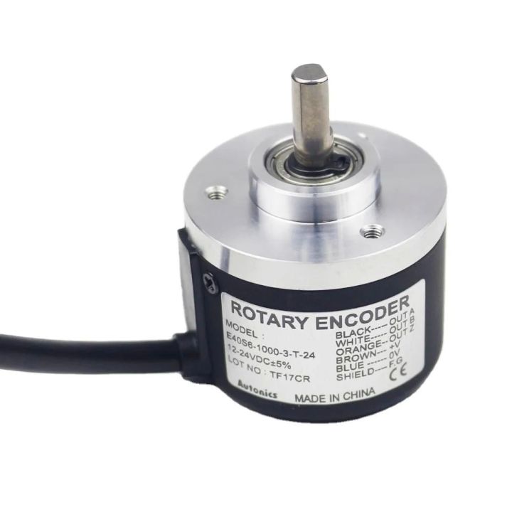 New Autonics Encoder E40S610003T24 6mm soilid shaft DC 24V 1000ppr
