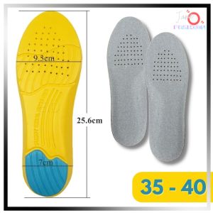 Insole Sepatu Olahraga Sport Arch Memory Foam Alas Kaki Datar Sol Futsal Running JOFLL27