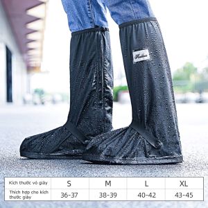 Ủng Đi Mưa-Bọc Giày Đi Mưa Cổ Cao Với Chất Liệu Nhựa PVC 2 Lớp - Hàng Cao Cấp -Aeneas Shop