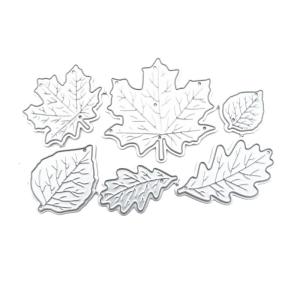Maple Leaves Metal Cutting Dies Stencil DIY Scrapbooking Album Paper Template Mold Embossing Decoration