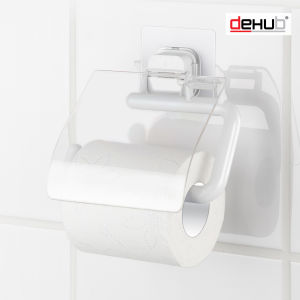 ที่แขวนกระดาษทิชชู่ ที่แขวนกระดาษชำระ ที่แขวน ทิชชู่ Dehub Vacuum Pad ไม่ต้องเจาะผนัง แผ่นกาว สูญญากาศ(Vacuum Pad Rollpaper Hanger R (Cover))