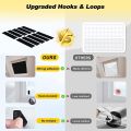 Qivine Black Out Shades for Bedroom Windows, Portable Blackout Curtain for Living Room, No Tools Cordless Window Shades for Home, 78.7 * 56.5'' Temporary Fabric No Drill Blinds & Shades for Travel. 