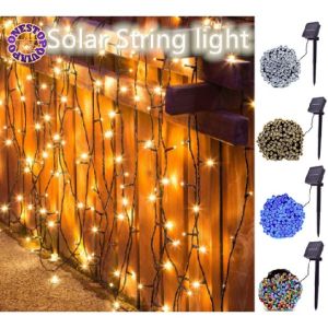 Ready Stock+Free Solar 100L Led String Fairy Light Party Outdoor Christmas
