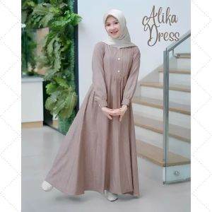 Gamis Anak Tanggung Motif Geometris Lengan Panjang Baju Kekinian Anak Perempuan 2023