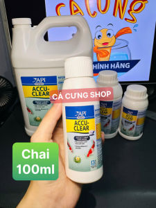 ACCU CLEAR POND API 500ml - Dung Dịch Làm Trong Nước Cấp Tốc cho hồ cá - Khử Bụi Khử Đục (HÀNG CTY)
