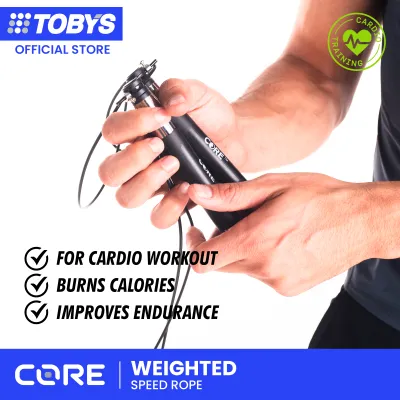 Tobys Sports Core Weighted Speed Rope